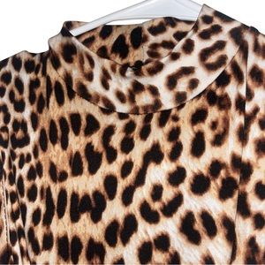Jaguar top dark brown and light brown